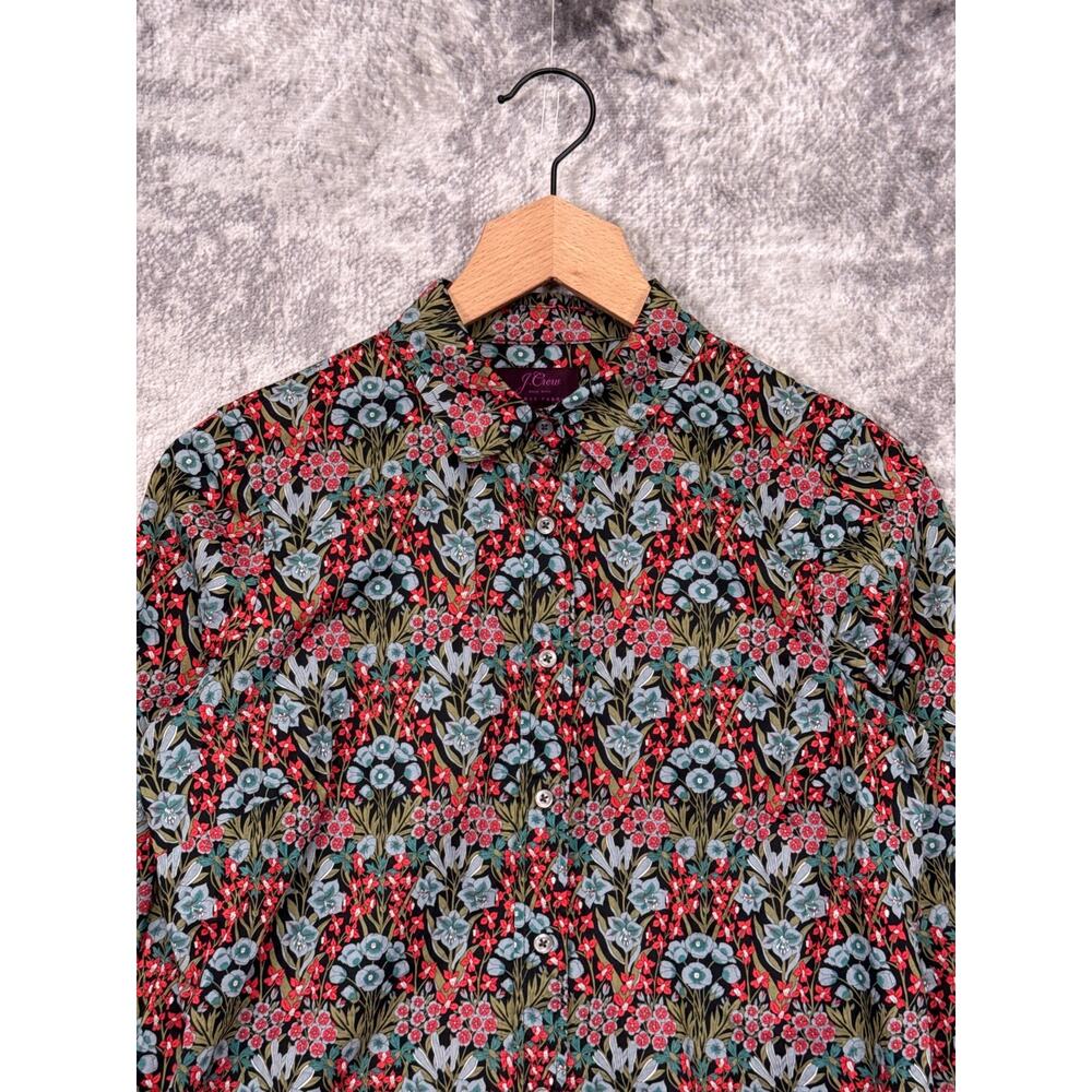 J Crew Perfect Shirt 4 Womens Liberty London Floral Fabric Long Sleeve - Picture 2 of 9
